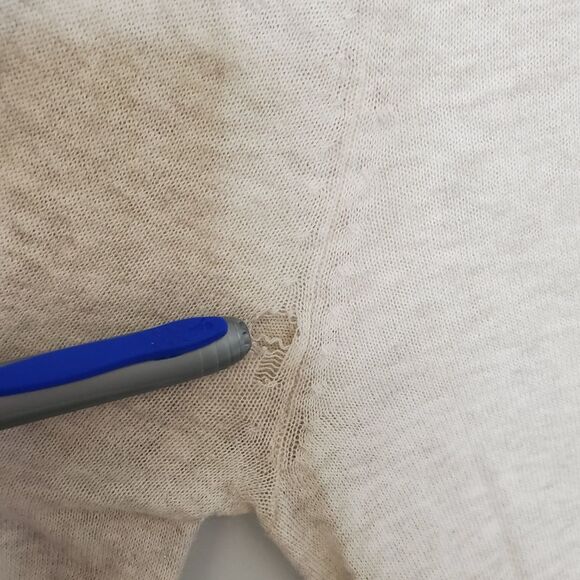 ANTHROPOLOGIE Field & Flower oatmeal ivory‎ borders bf lace cardigan S - Picture 9 of 9